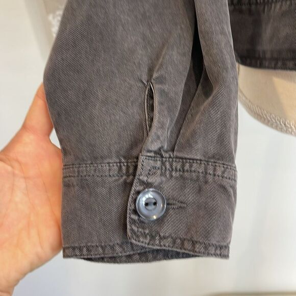 NWT Young Fabulous & Broke Damon Gray Zip Jacket Front Pockets SZ S - Picture 4 of 7